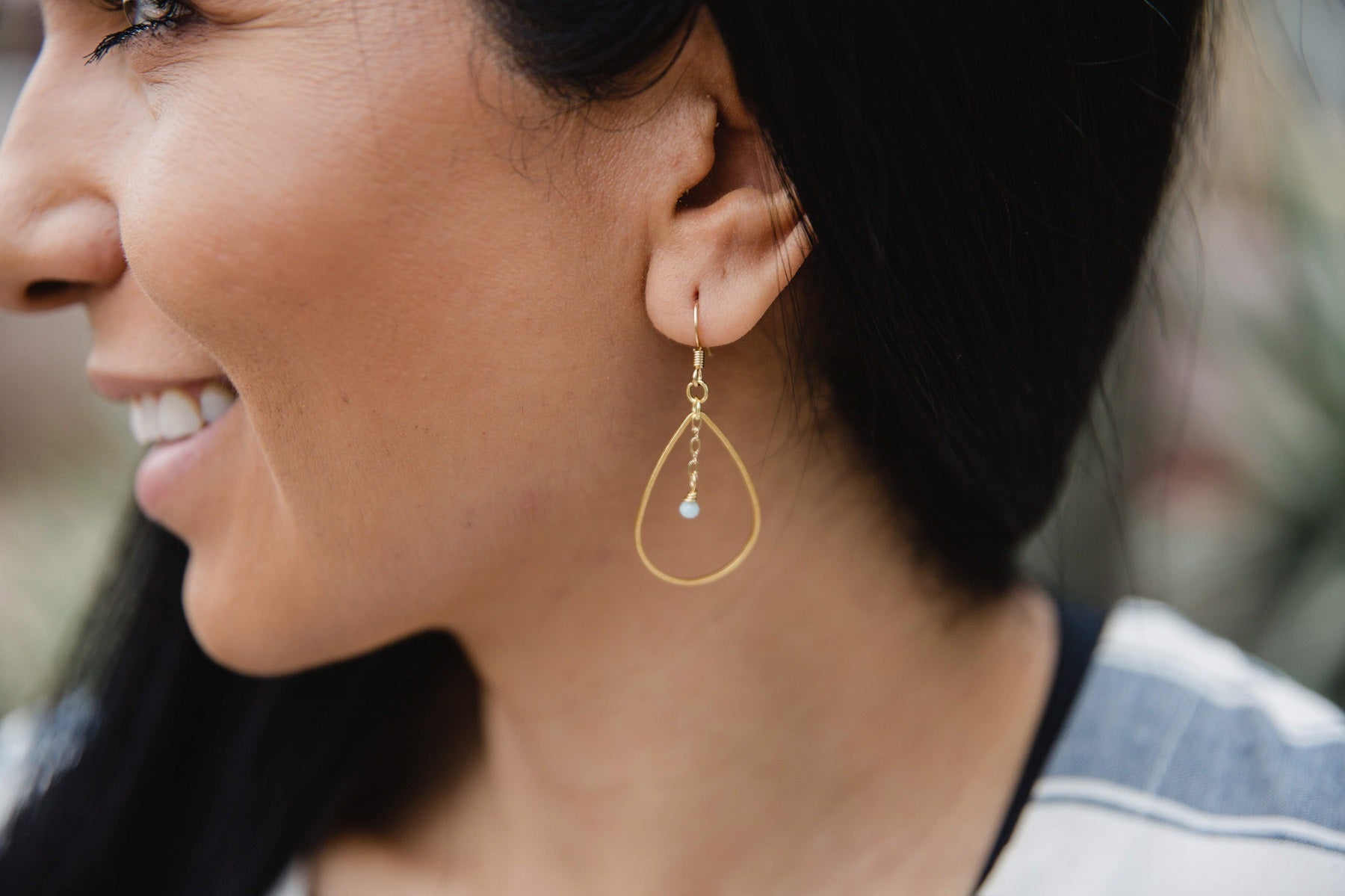 Signature Small Teardrop Chandelier Earrings - Yellow Gold | Ylang 23